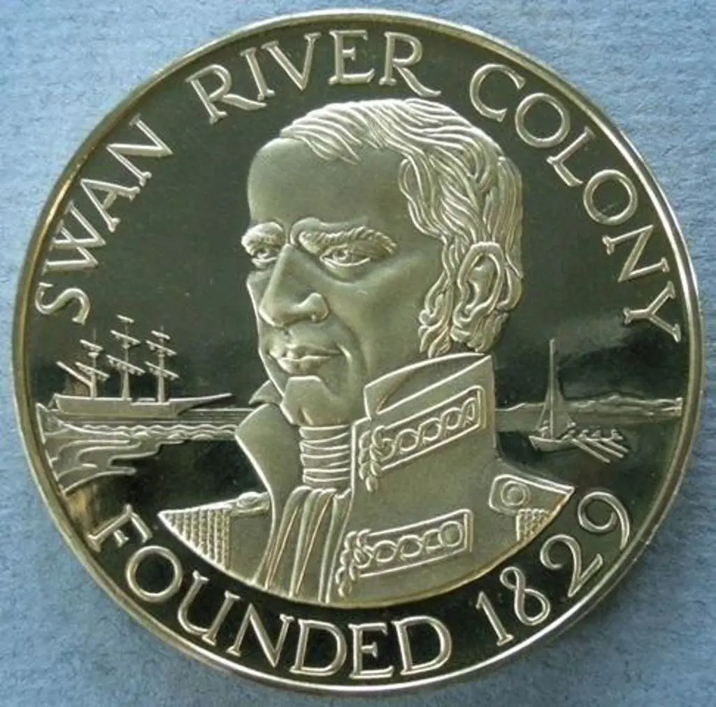 1979 150th Anniv of WA Swan River Colony 24k large ... Image 1++