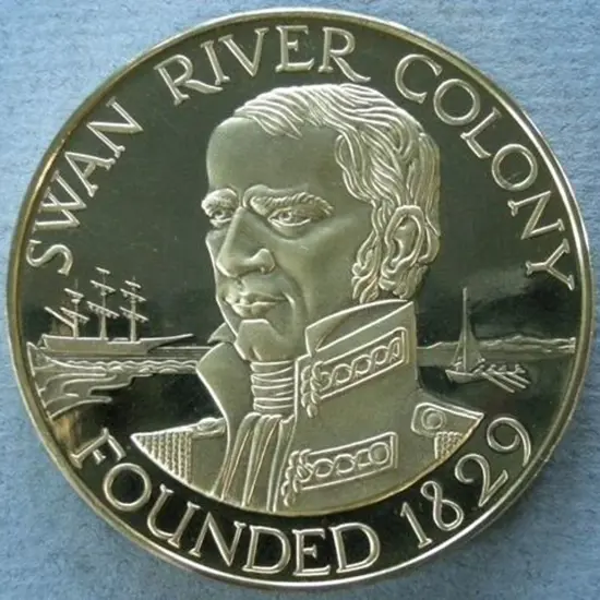 1979 150th Anniv of WA Swan River Colony 24k large ...