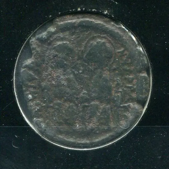 400BC Byzantine Empire Follis double head F+