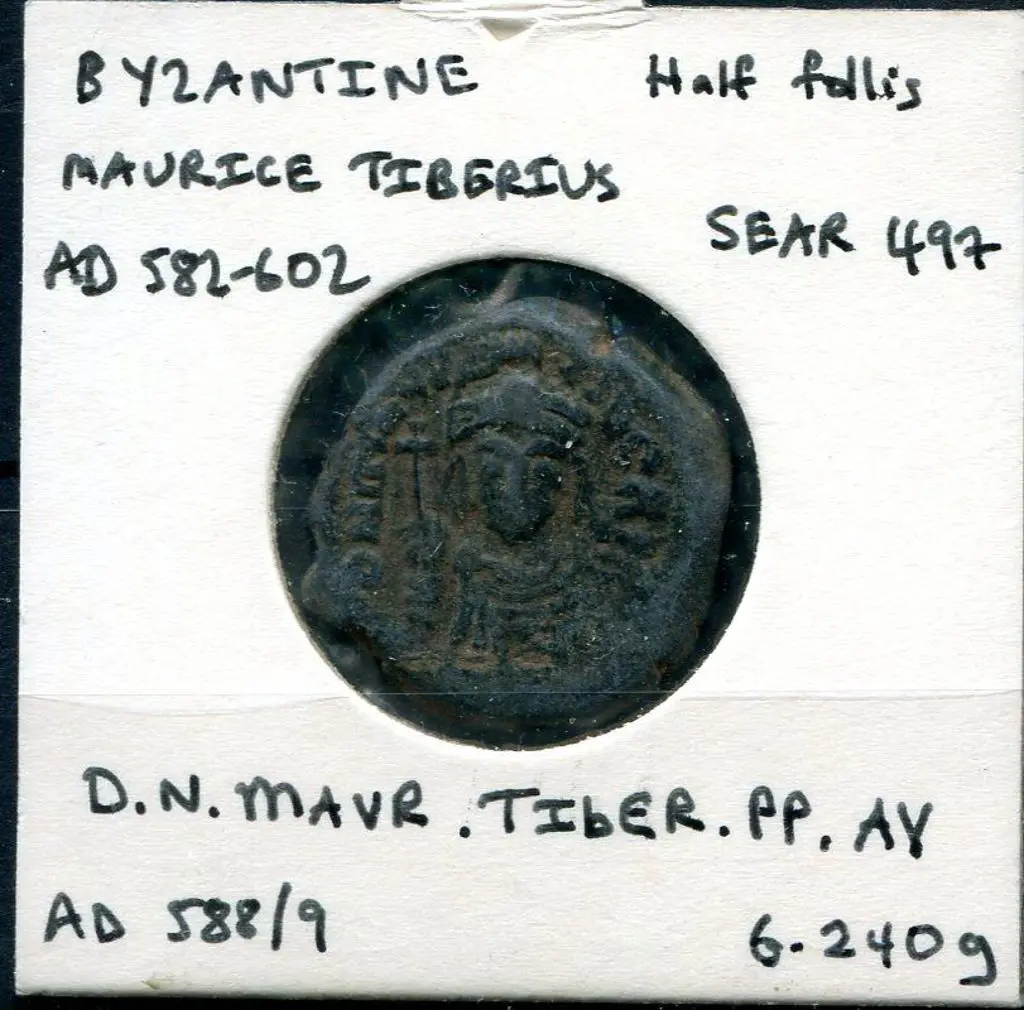 582-602AD Byzantine Maurice Tiberius Image 1++