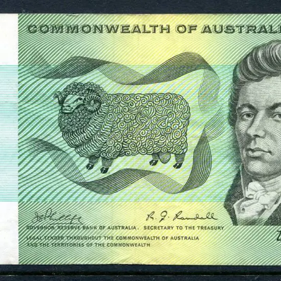 1968 $2 Phillips/Randall Commonwealth of Australia ...