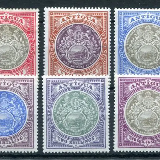 Antigua 1903/07 KEVII Crown CC wmk to 5/-. Fresh ...