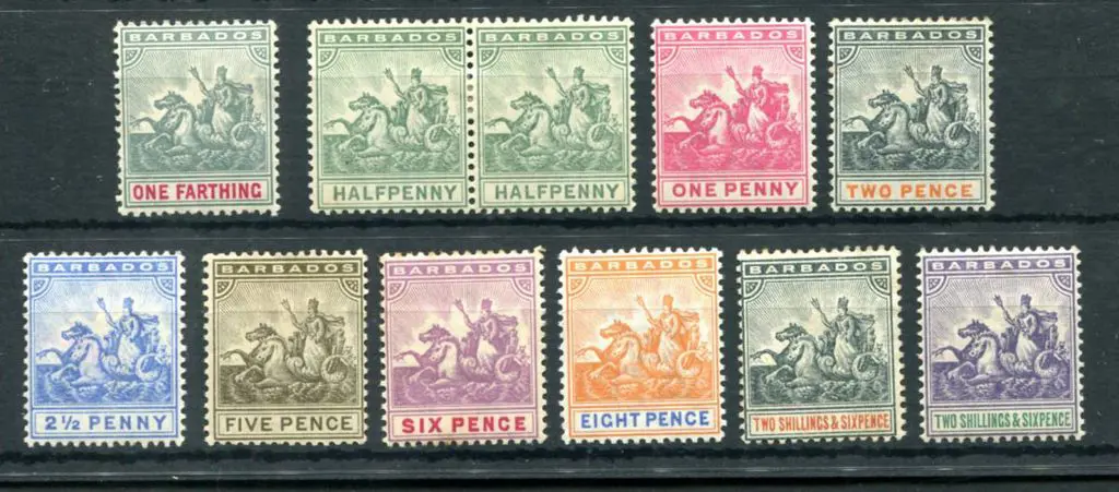 Bahamas 1892/1903 Colony Seal, Crown CA wmk set to ... Image 1++