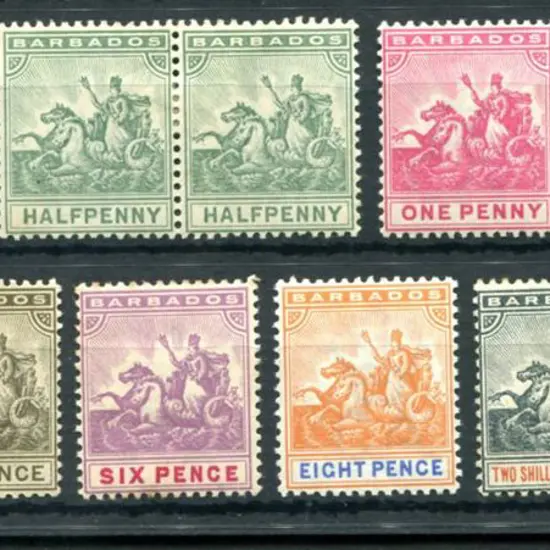 Bahamas 1892/1903 Colony Seal, Crown CA wmk set to ...