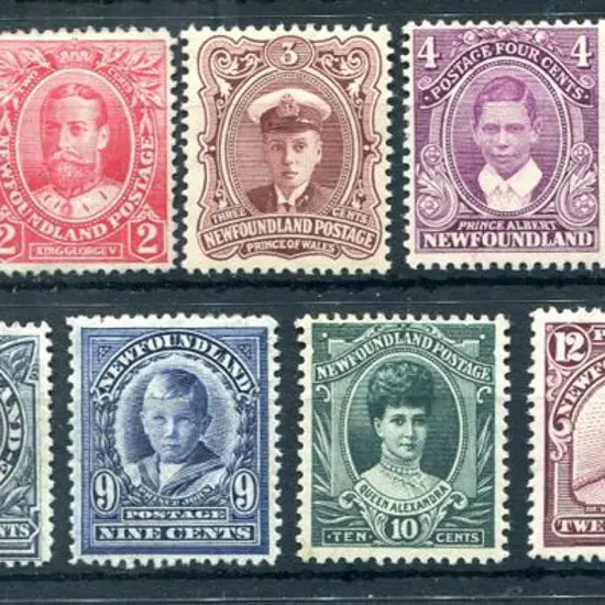 Canada-Newfoundland 1911/16 Coronation set to 15¢ ...