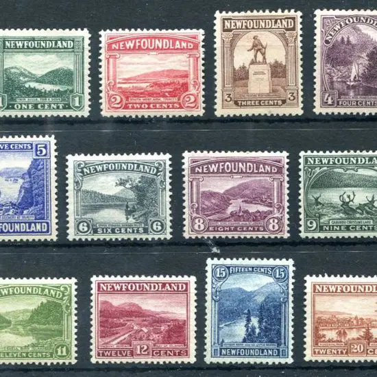 Canada-Newfoundland 1923/24 1¢ to 24¢ Scenery ...