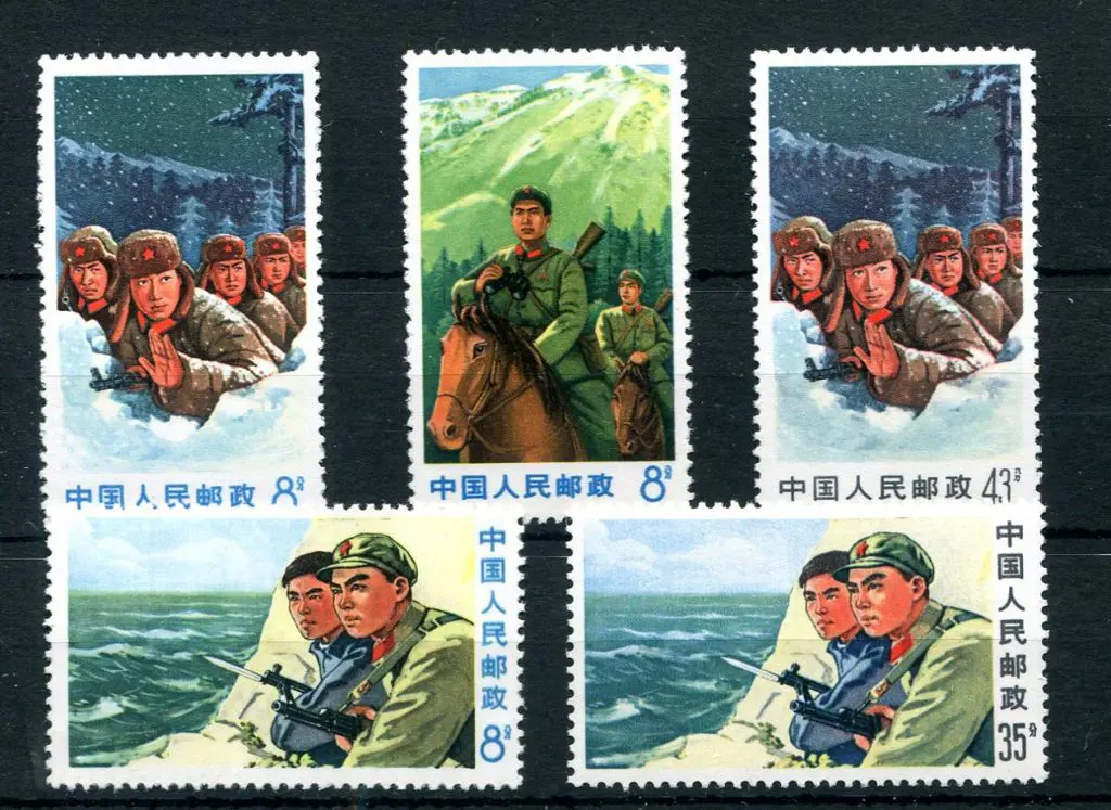 China 1971 Taking Tiger Mountain set of 6. Fine ... Image 1++