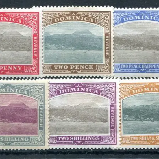 Dominica 1903/07 "Roseau" & KGV defins to 5/- with ...