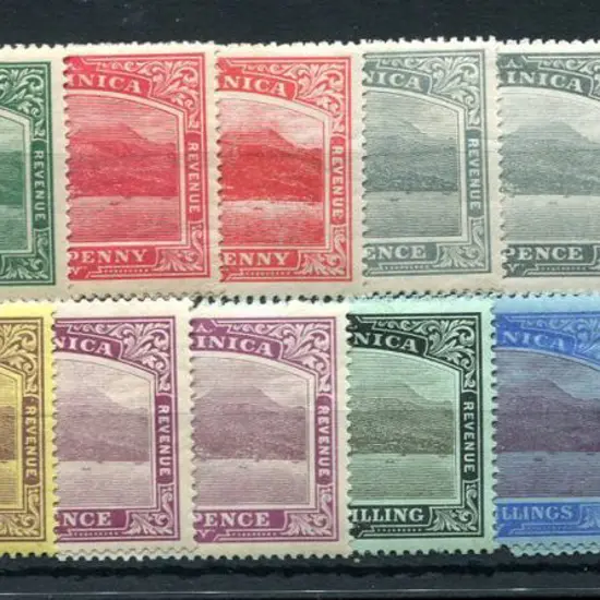 Dominica 1908/20 "Roseau" & KGVI defins to 5/- ...