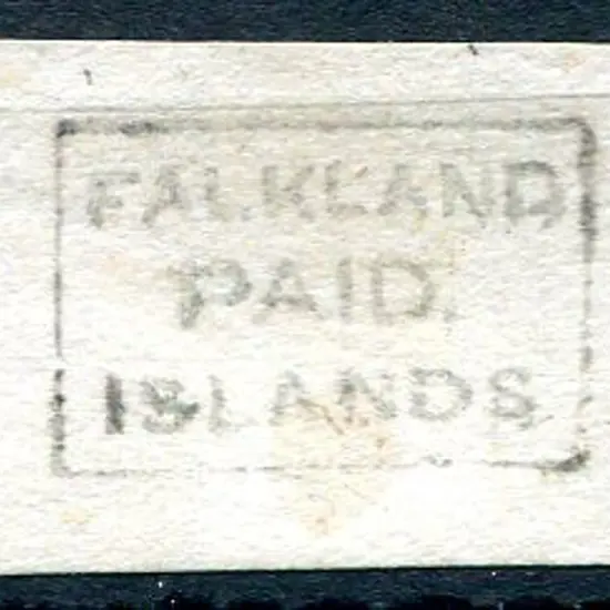 Falkland Islands 1869/76 "FALKLAND PAID ISLANDS" ...