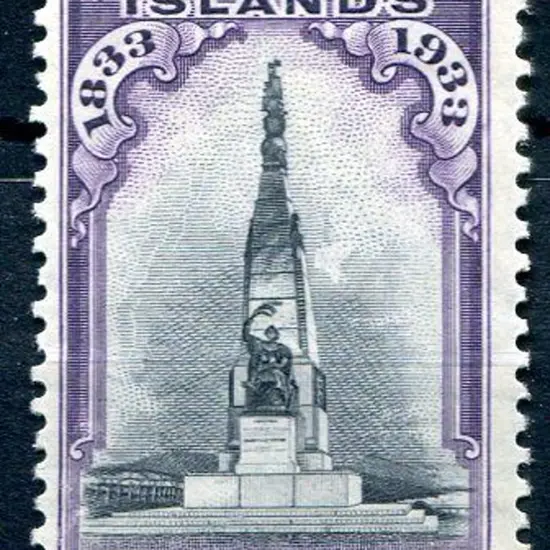 Falkland Islands 1933 2/6d Centenary - Battle ...