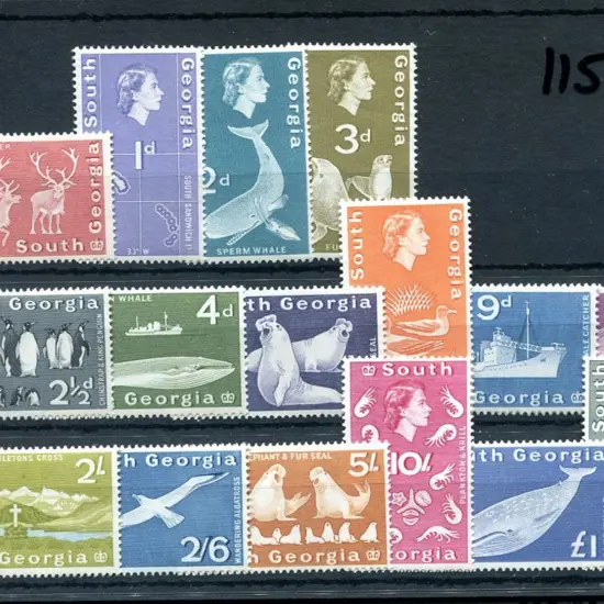 Falkland Island Dependencies 1963/69 QEII defins ...