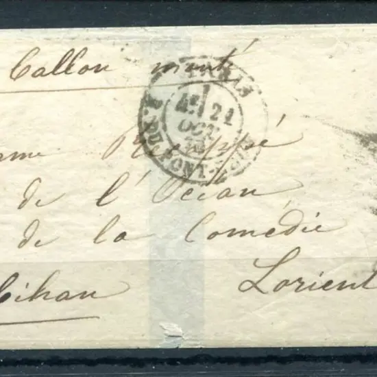 France 1870 (21st Oct) Balloon Mail from the siege ...