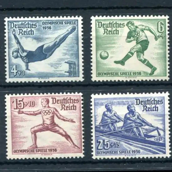 Germany 1936 Olympics set of 8. Fresh MUH. SG ...