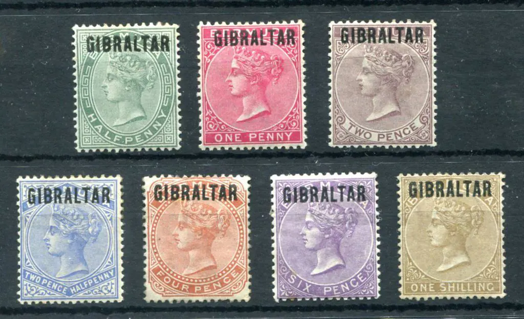 Gibralter 1886 "GIBRALTAR" ovpts on Bermuda ½d to ... Image 1++