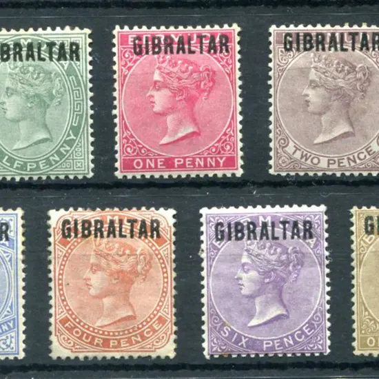 Gibralter 1886 "GIBRALTAR" ovpts on Bermuda ½d to ...