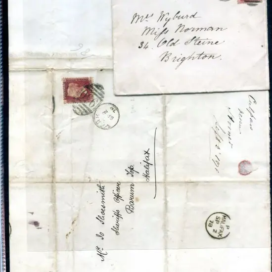 Great Britain 1834 London to Edinburgh pre-stamp ...