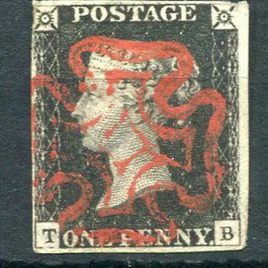 Great Britain 1840 1d black superb used with bold ...