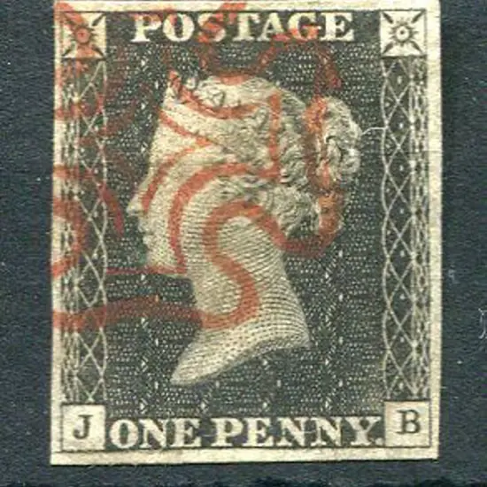 Great Britain 1840 1d grey-black (worn plate) fine ...