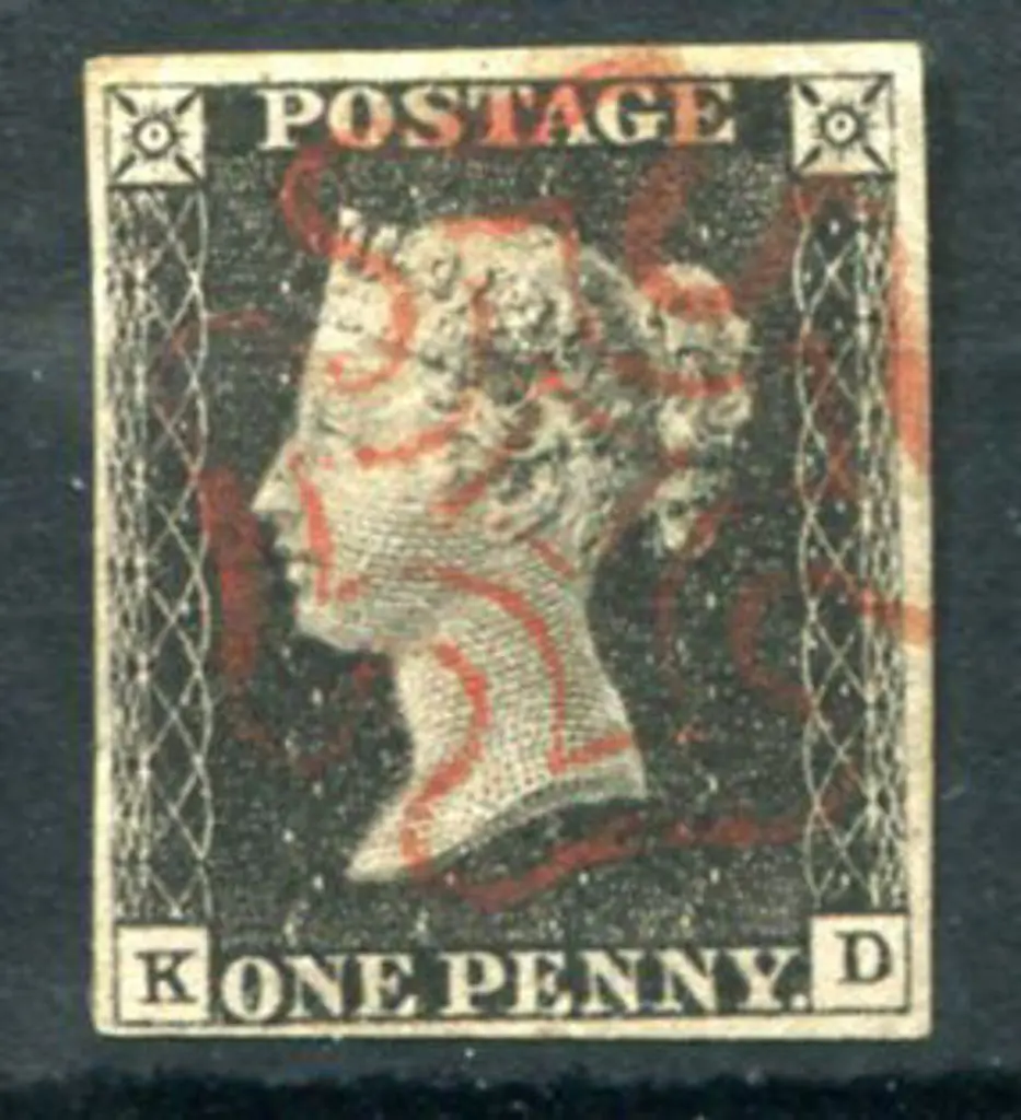 Great Britain 1840 1d grey-black (worn plate) ... Image 1++