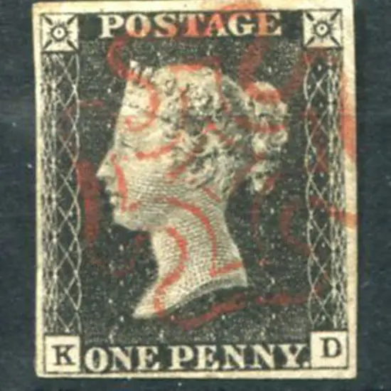 Great Britain 1840 1d grey-black (worn plate) ...