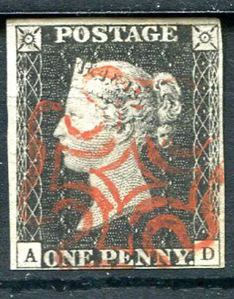 Great Britain 1840 1d grey-black (worn plate) ... Image 1++