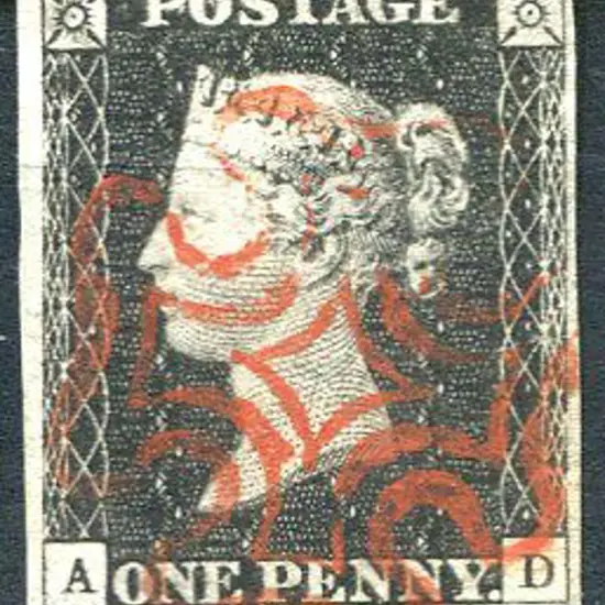 Great Britain 1840 1d grey-black (worn plate) ...