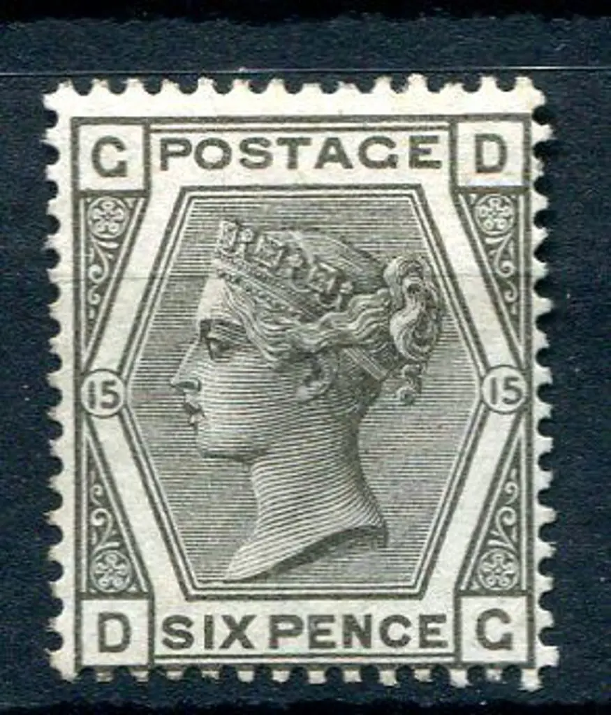 Great Britain 1873/80 6d grey, wmk Spray of Rose ... Image 1++