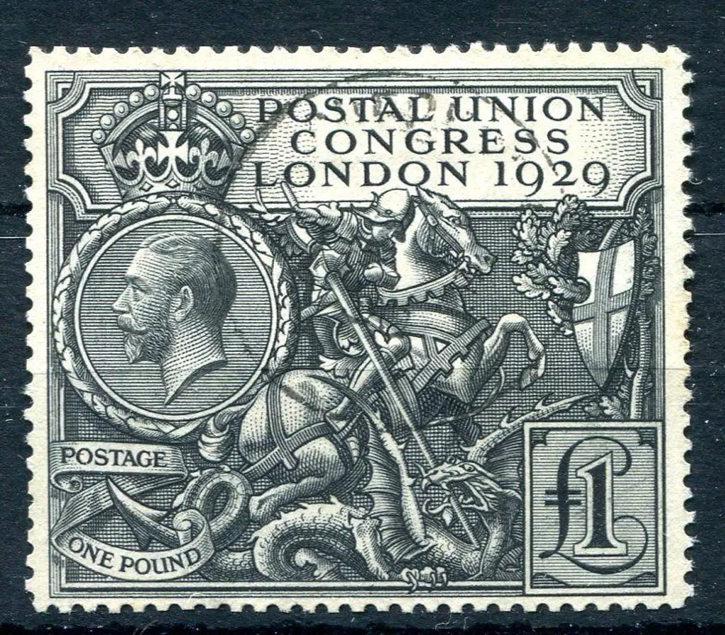 Great Britain 1929 £1 PUC. Fine used & well ... Image 1++