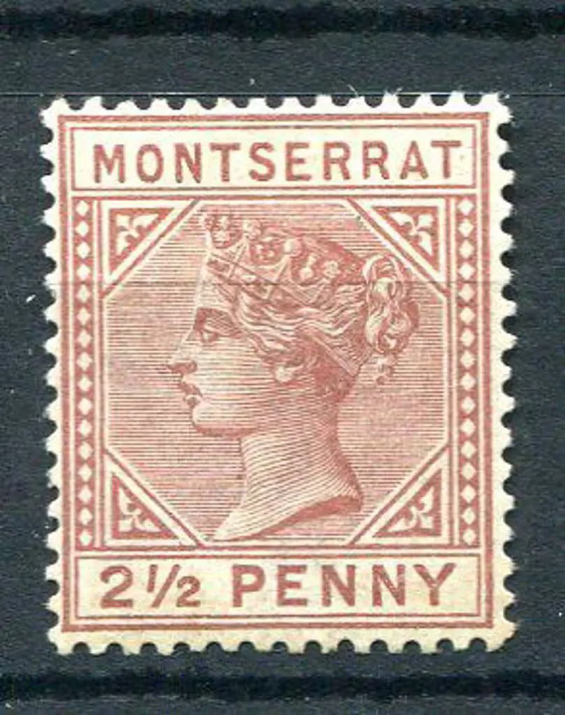 Montserrat 1880 2½d red-brown QV, Cr/CC wmk. MLH. ... Image 1++