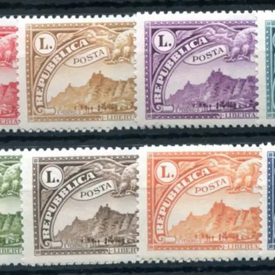 San Marino 1931 Airs complete set of 10. Fresh ...