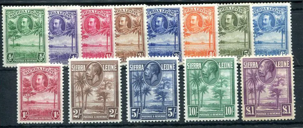 Sierra Leone 1932 ½d to £1 Pictorials with latter ... Image 1++