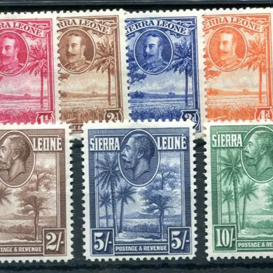 Sierra Leone 1932 ½d to £1 Pictorials with latter ...