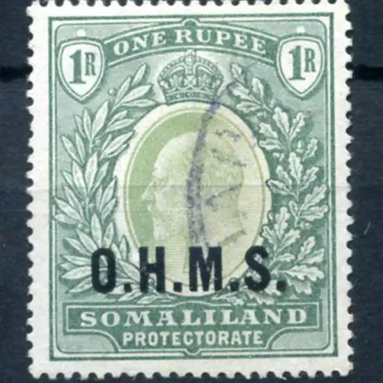 Somaliland Protectorate 1904 1r KEVII ovptd ...