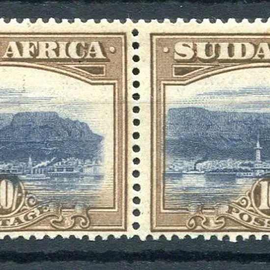 South Africa 1927/30 10/- Table Bay bilingual ...