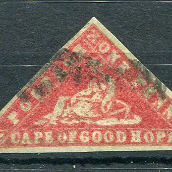 South Africa - Cape of Good Hope 1861 1d brick red ...