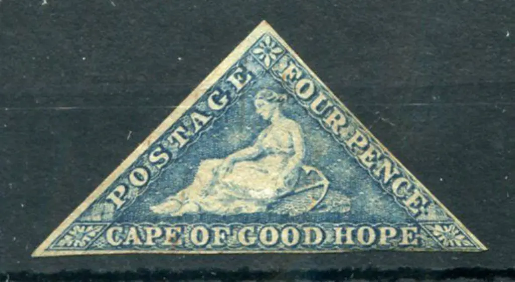 South Africa - Cape of Good Hope 1863/64 4d steel ... Image 1++