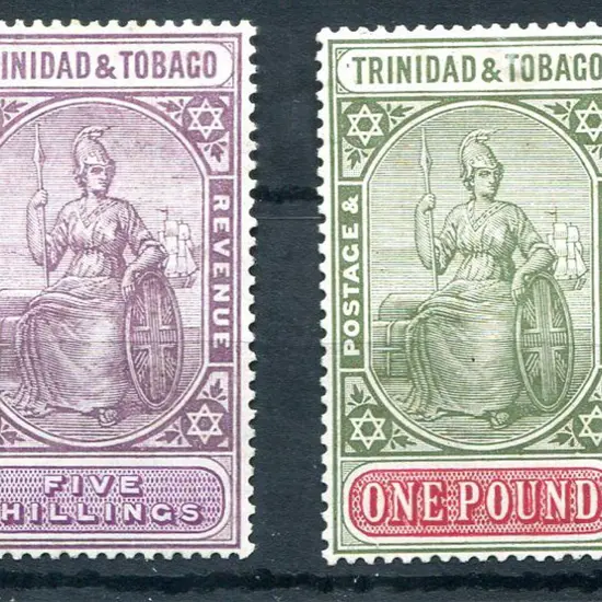 Trinidad & Tobago 1921/22 5/- dull purple & ...
