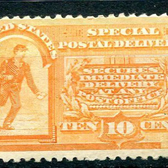 USA 1893 10¢ orange Special Delivery. MLH/MH with ...