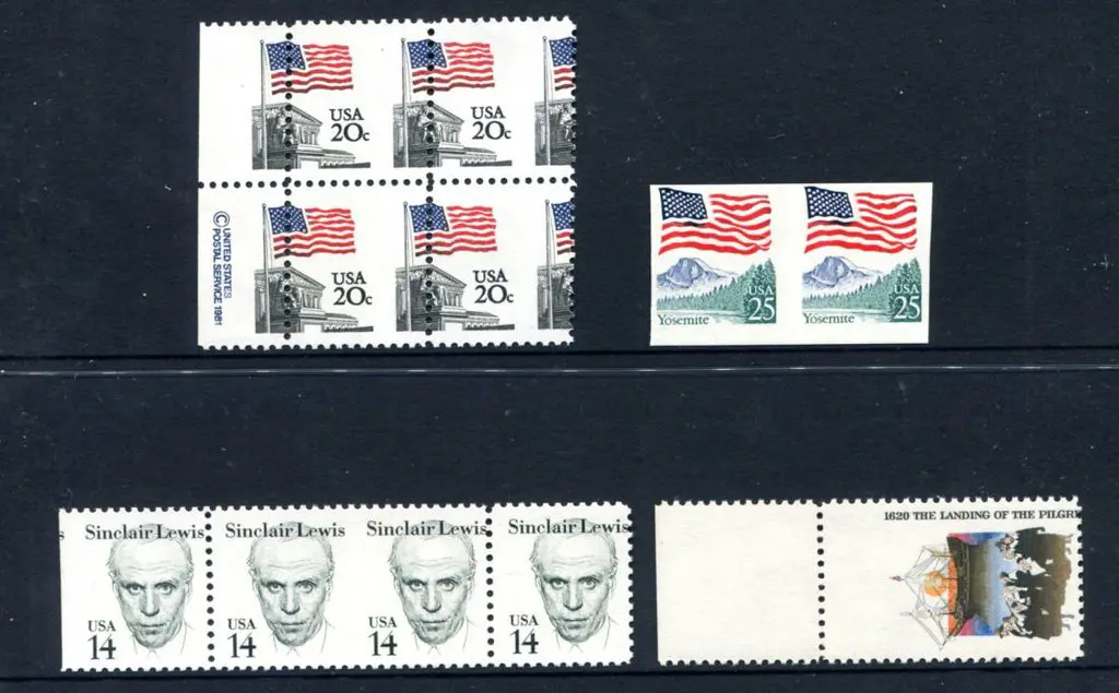 USA 1981 20¢ Flag over Supreme Court block with ... Image 1++