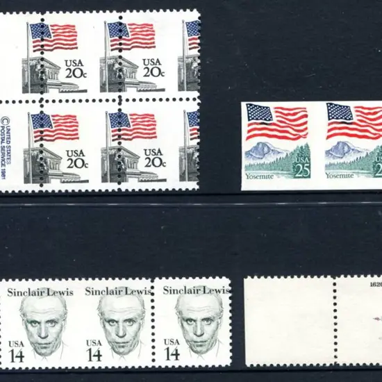 USA 1981 20¢ Flag over Supreme Court block with ...