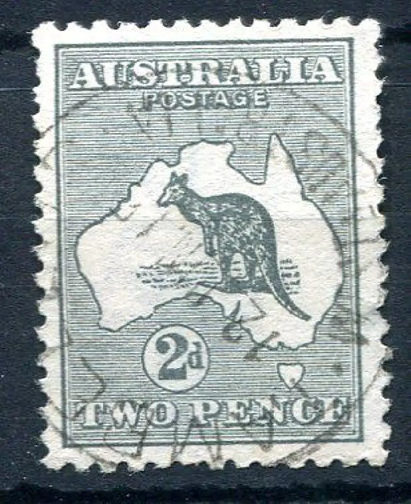 2d slate-grey with inverted wmk. Fine used with ... Image 1++