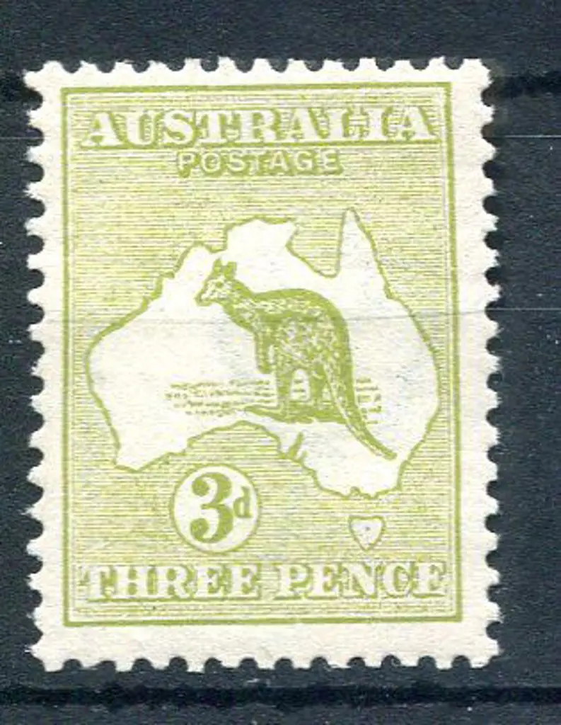 3d olive Die I. Fine MUH single, centred a little ... Image 1++
