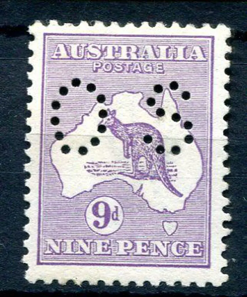 9d pale violet perfined small "OS". Superb MVLH ... Image 1++