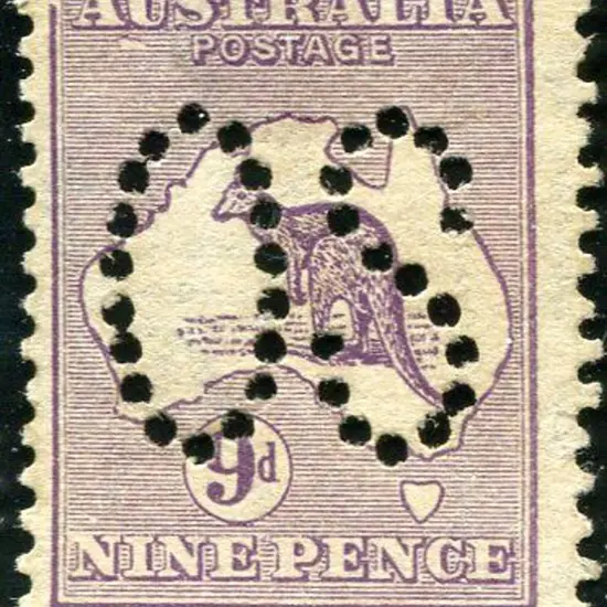 9d violet perfined large "OS" with "Break in left ...