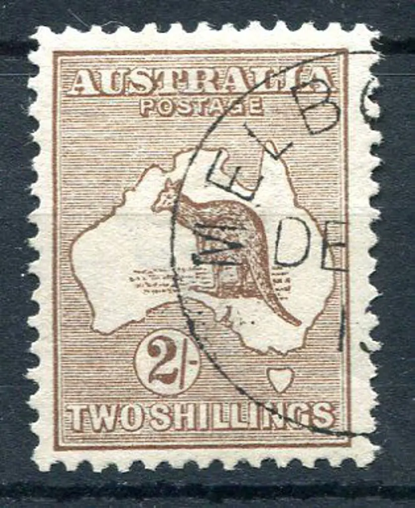 2/- brown neatly CTO with Melbourne DE cds. ... Image 1++