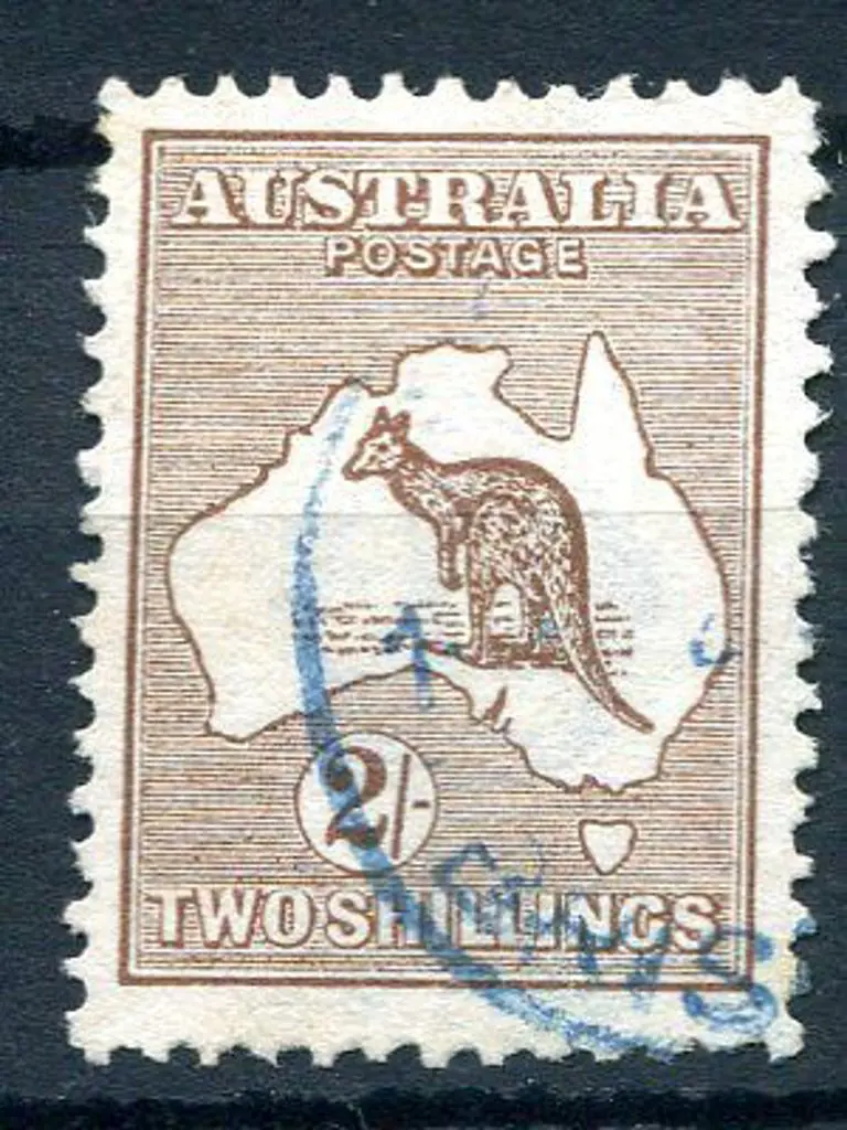 2/- brown. Fine used by corner blue-black cds. ... Image 1++