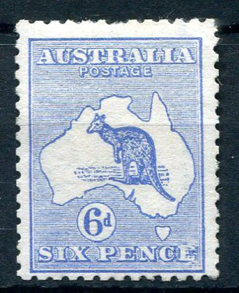 6d ultramarine with "retouched second E of Pence" ... Image 1++