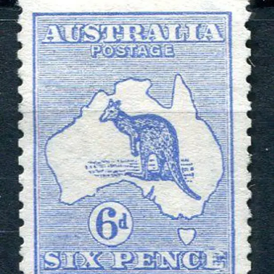 6d ultramarine with "retouched second E of Pence" ...