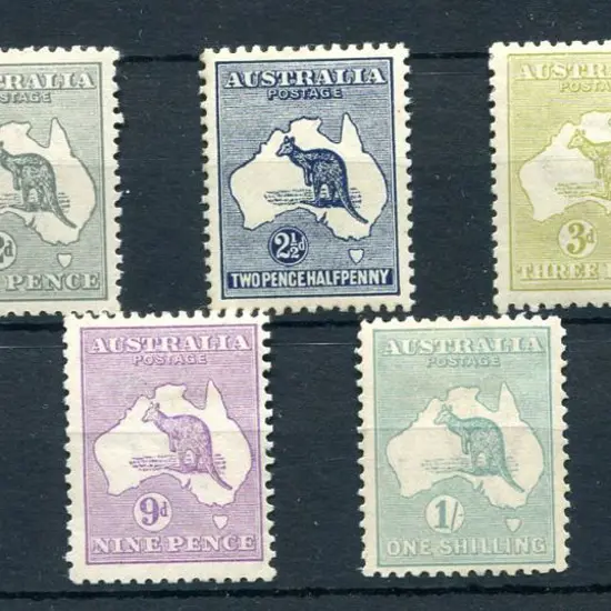 2d, 2½d, 3d, 6d, 9d & 1/- MUH/MLH selection plus ...